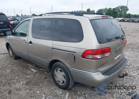2002 Toyota Sienna Xle from USA, damaged, VIN 4T3ZF13C42U499868